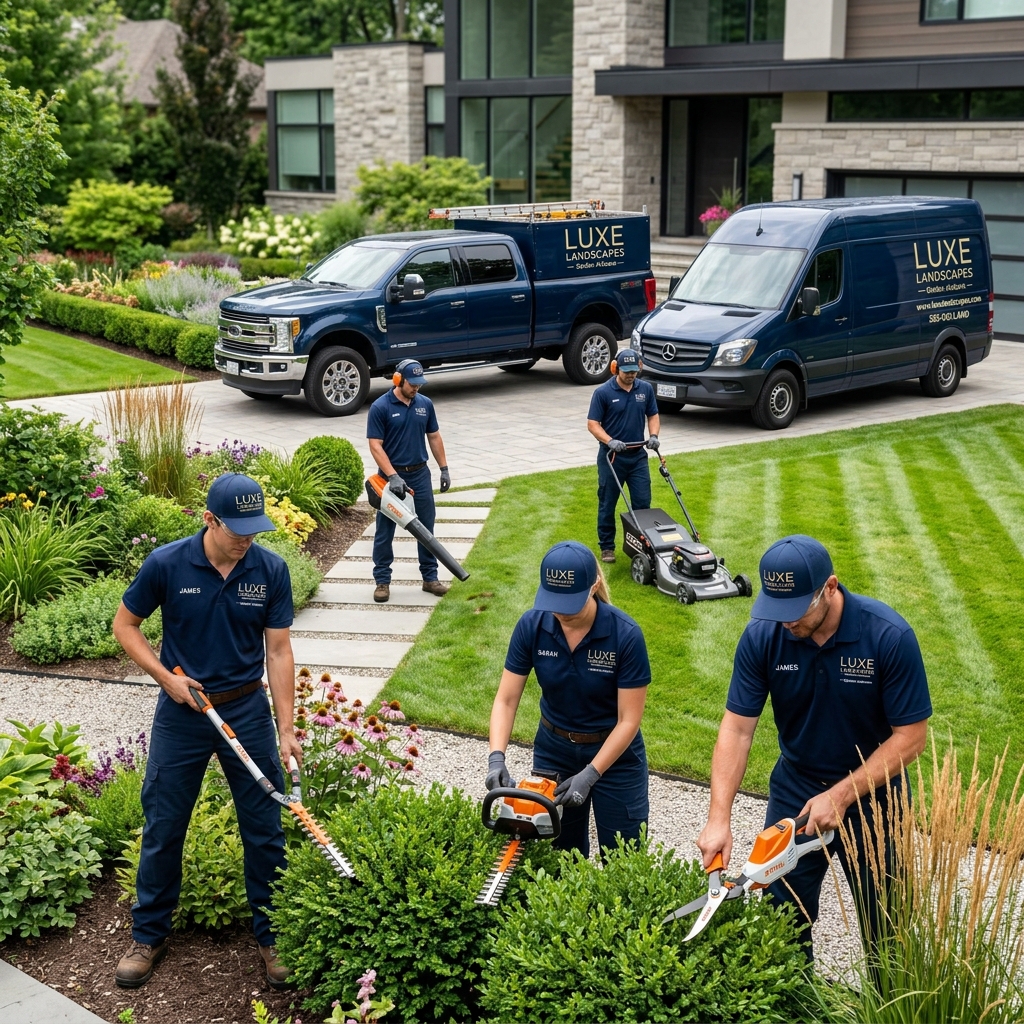 Turnin' Leaves Lawncare Services team